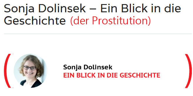 Die Historikerin Sonja Dolinsek wagt im Faktenreader einen umfangreichen Blick in die Geschichte der Prostitution in Deutschland: kein-sexkaufverbot.de/2025/08/02/son…