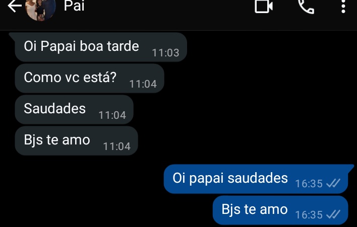 Pessoal vcs tem que parar de projetar o trauma de vcs nos outros, nem todo mundo tem pai ausente...
