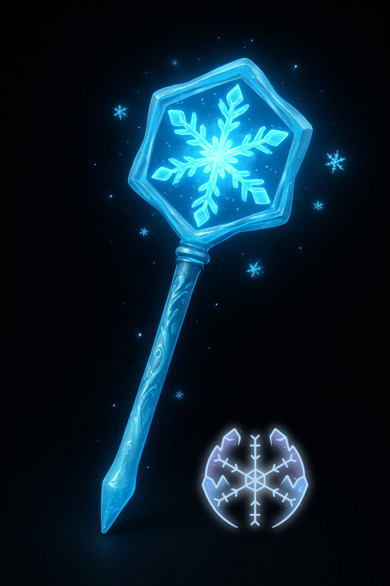 ItzNot_PJ's tweet photo. Part 3: 

Ice Faury❄️🤍Frozen Wand/Scepter

❄️Concept for #royalehigh 

❄️Frozen to the core and aesthetically pleasing. This extremely cool wand is only given to ice fairies who can handle its icy touch❄️

#royalehighconcept https://t.co/b3nRMlEZZE