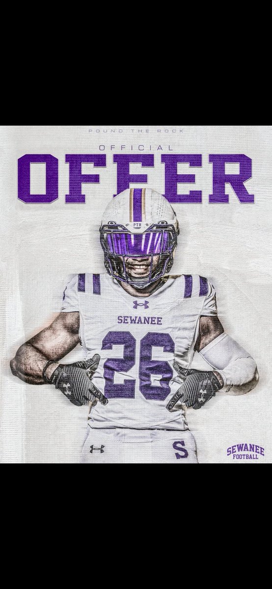 After a great call with <a href="/CoachTM9/">TRACY MALONE, M.Ed</a>, I’m excited to announce I have received an official offer to <a href="/SewaneeFootball/">Sewanee Football</a>!!

<a href="/chadmcheatham/">Chad M Cheatham</a> <a href="/LDaves13/">Logan Daves</a> <a href="/NwGaFootball/">NwGa Football</a> <a href="/TeamFYNSports/">Team FYN Sports</a> <a href="/RecruitGeorgia/">Recruit Georgia</a>