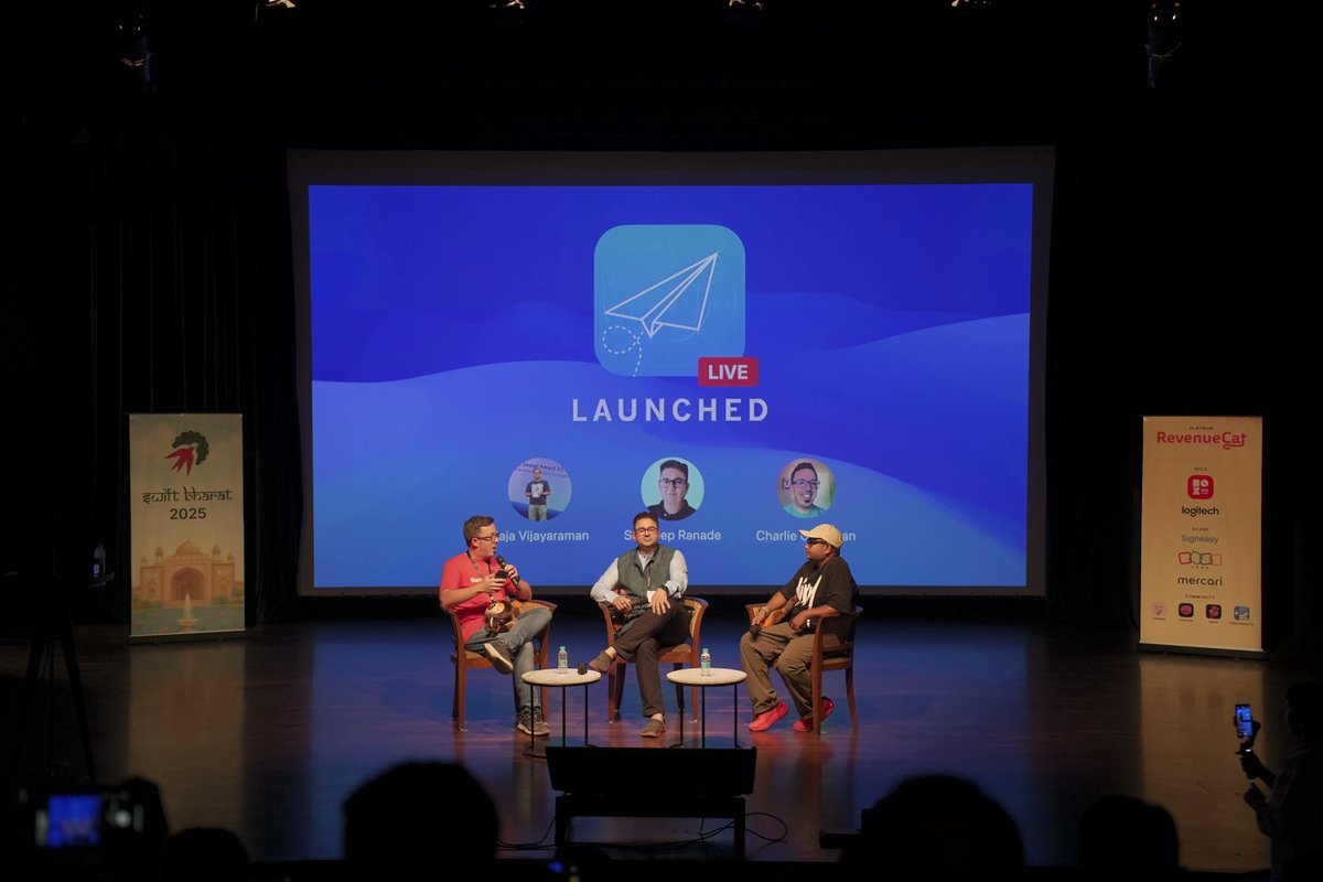_chuckyc's tweet image. Wow, @swiftbharat was incredible. Still processing but genuinely one of the greatest iOS conference experiences I’ve ever had. @mufasaYC and team crushed it. And the Swift community in India is loaded with inspiring, passionate, and kind people. I have to go back next year 😁
