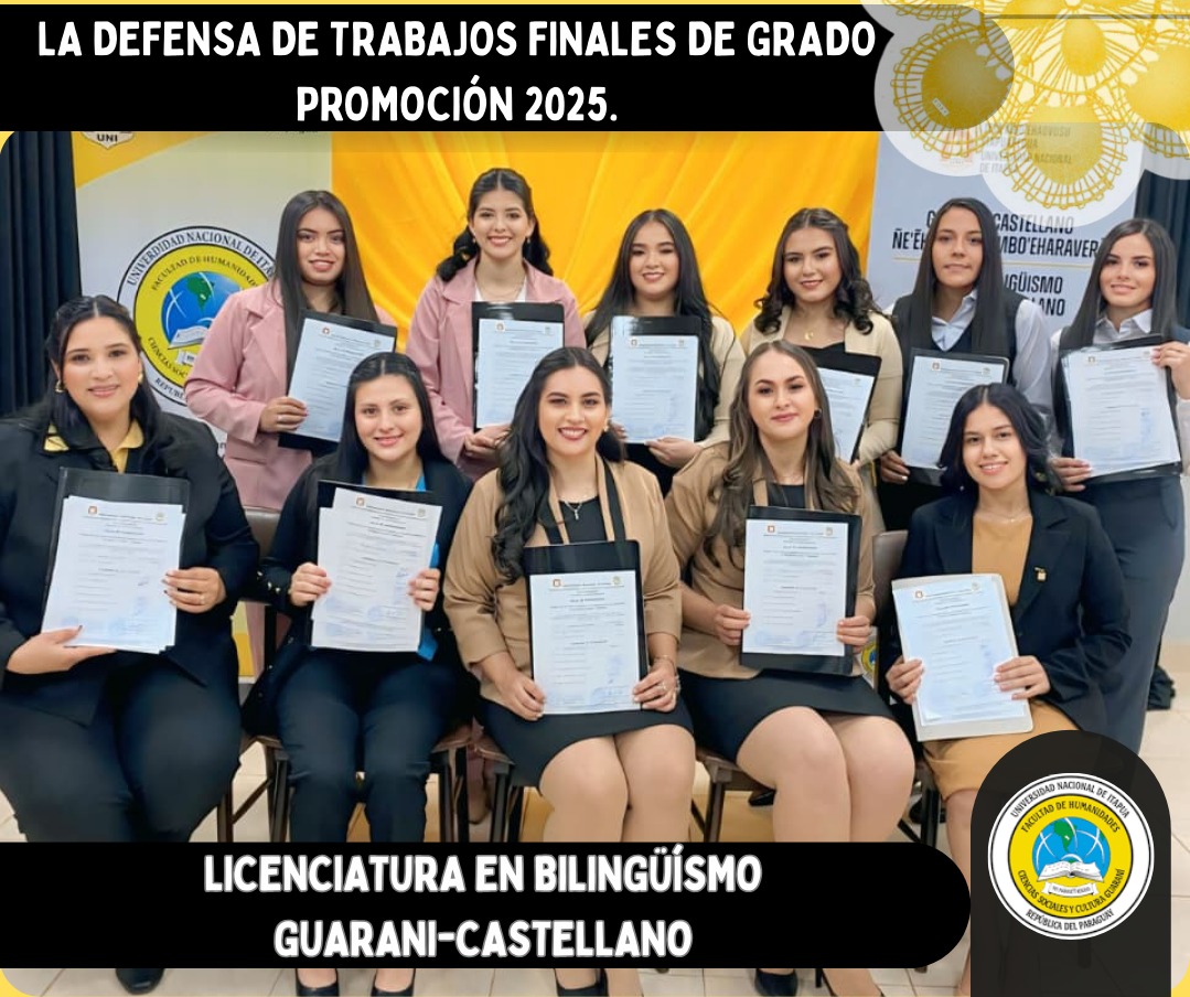 Nuevas Licenciadas en Bilingüismo Guaraní – Castellano
uni.edu.py/nuevas-licenci…|