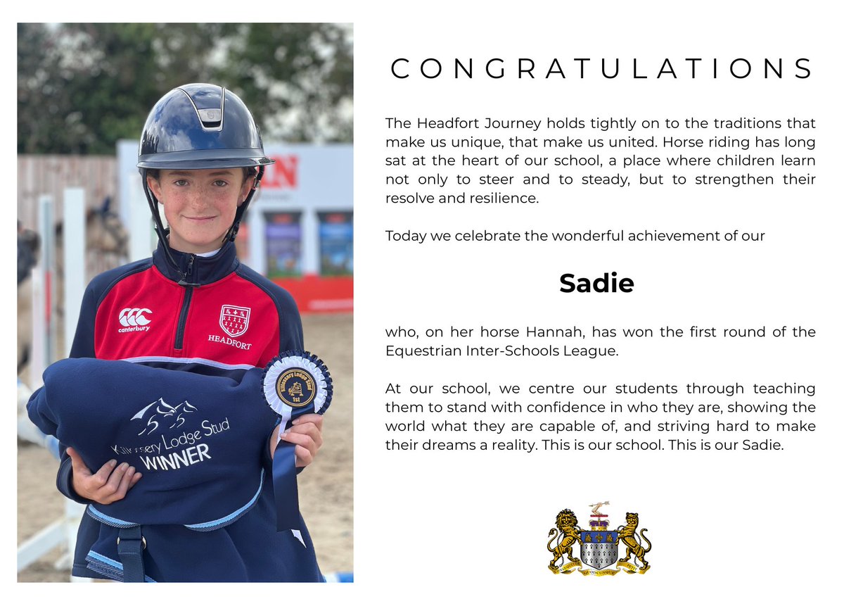 Headfort School tweet media