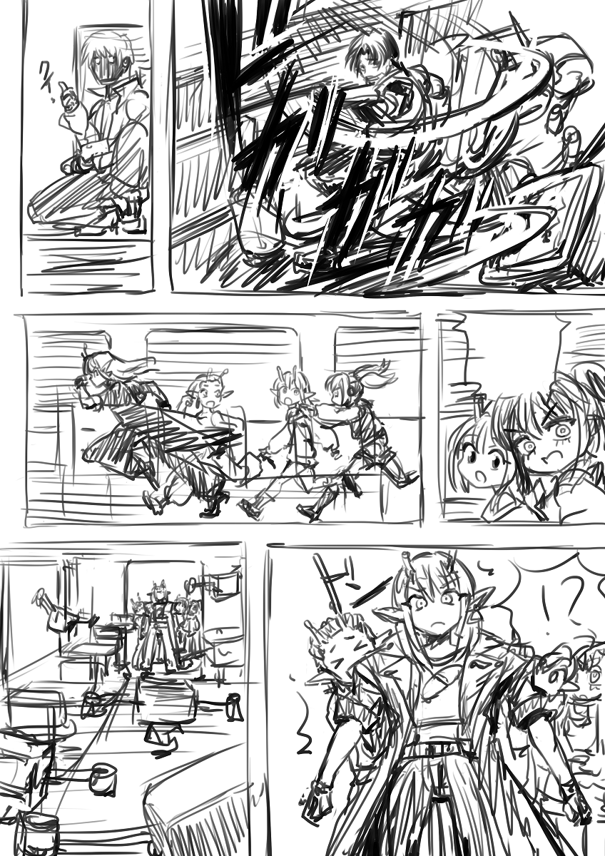 ミルキーサブウェイ面白すぎていつものワイとは思えないほど描いた4
#今月描いた絵を晒そう 
