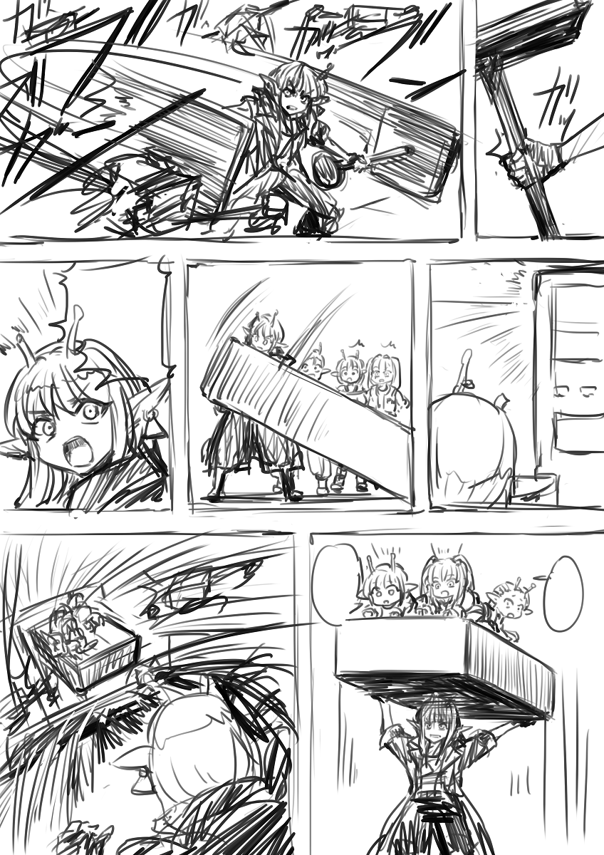 ミルキーサブウェイ面白すぎていつものワイとは思えないほど描いた4
#今月描いた絵を晒そう 