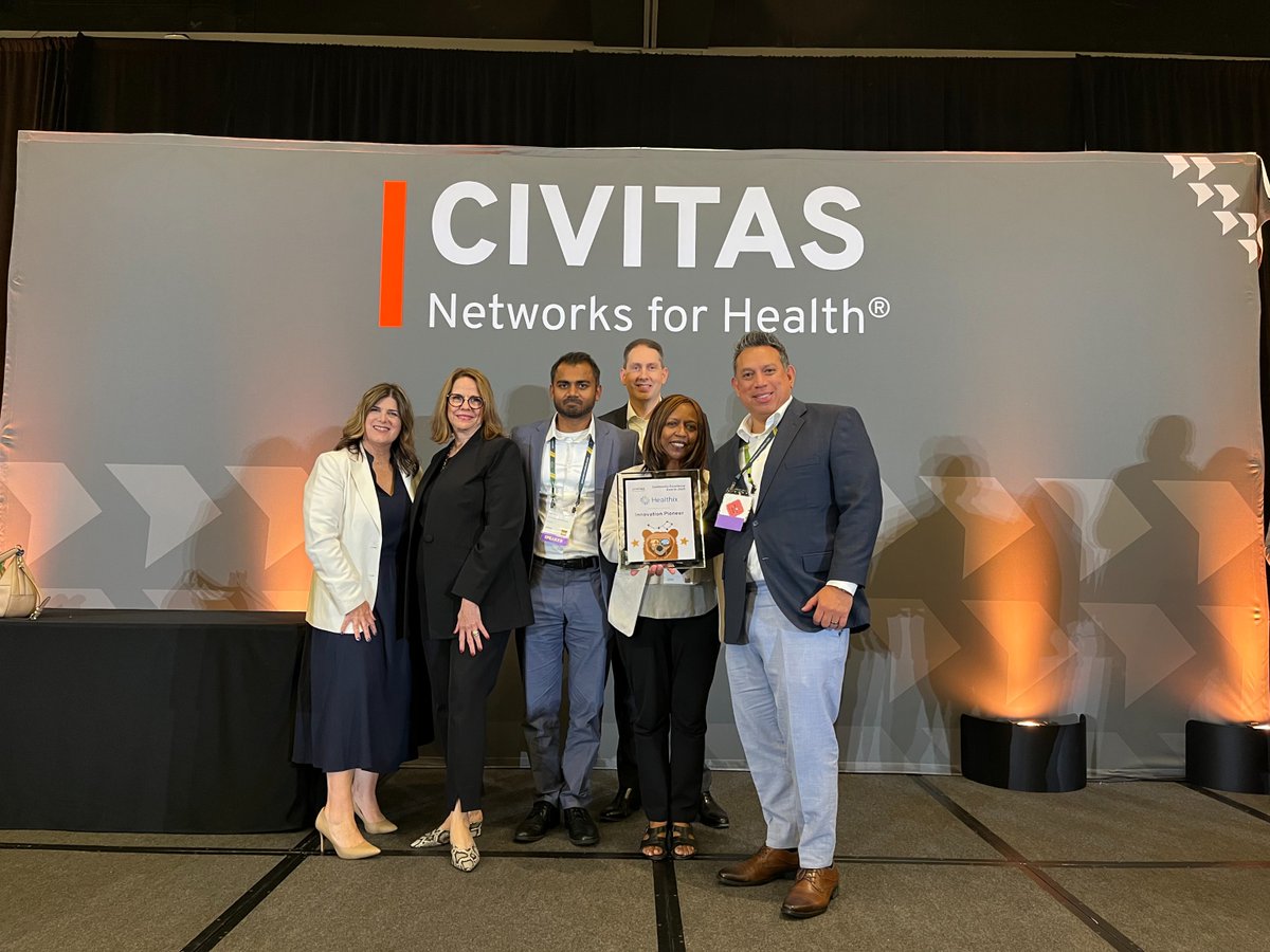 Healthix, Inc. is selected as this year’s Civitas Innovation Pioneer Award winner!
Healthix is proud to be recognized for streamlining processes, delivering innovative services, and driving meaningful value in healthcare.

#Healthix #CivitasNetworks #ValueBasedCare