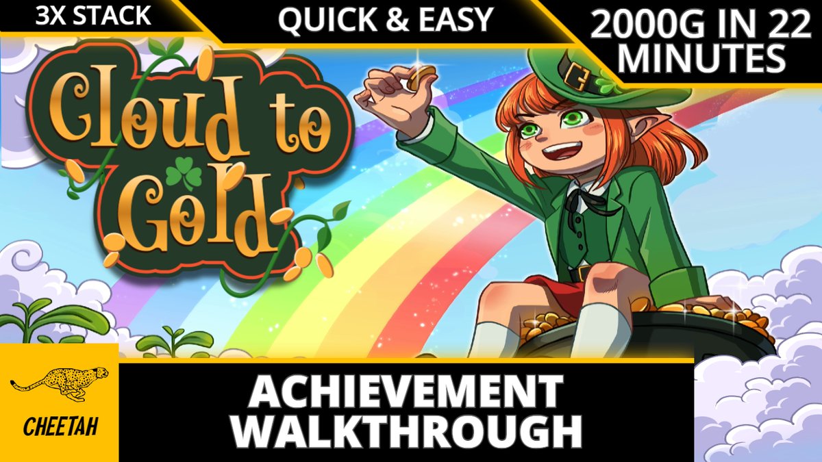 🚨 New Upload 🚨

Cloud to Gold - Achievement Walkthrough (2000G IN 22 MINUTES) EASY 6000G STACK!

Check it out here ⬇️
youtu.be/7ItQN8eM_r0