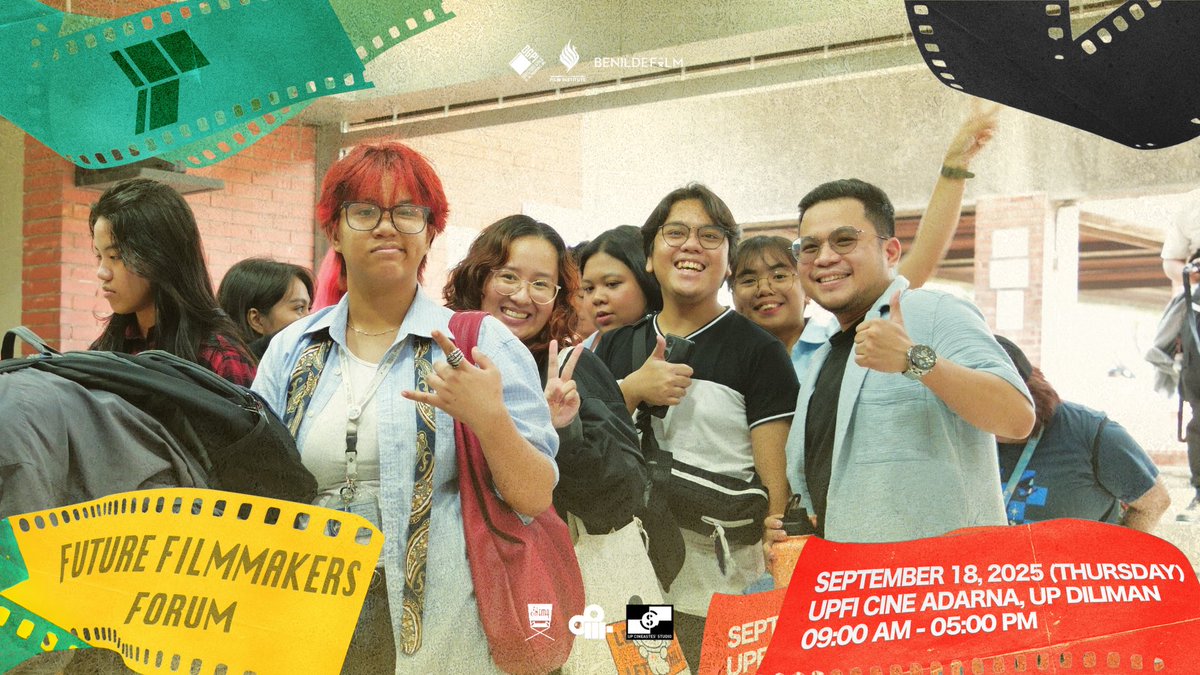 up_cinema's tweet image. In Partnership with: 
UP Cinema
UP CAST
UP Cineastes’ Studio

📷: Myka Dineros and Nero Moya

#DGPI #UPFI #BenildeFilm #PhilippineCinemaMonth #Filmmaking  #IndieFilmmaking #PDCircle #LPS #UPCinema