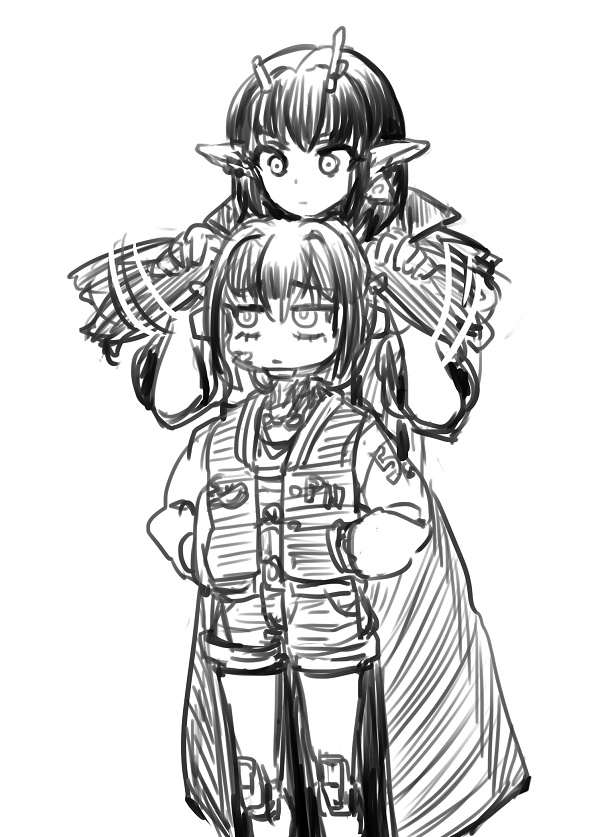 ミルキーサブウェイ面白すぎていつものワイとは思えないほど描いた5
#今月描いた絵を晒そう 