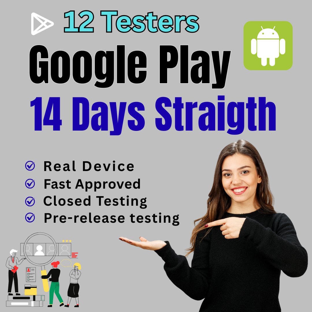mst_repa's tweet image. Do you need Google Play testers, app testers, or testers for iOS and Android devices for your closed testing?
➡️ Visit Now: fiverr.com/s/Zmvpyek
#12testingservice
#12TestersGooglePlay
#PeteHegseth
#GiveRepV1
#Cardi
#Good Tuesday
#tuesdayvibe