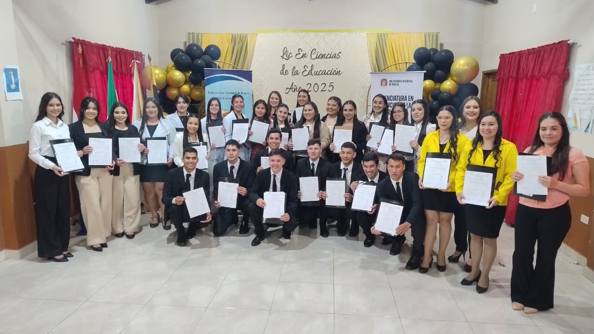 ¡Gran éxito en las defensas de grado de la Licenciatura en Ciencias de la Educación en la Filial Coronel Bogado!
uni.edu.py/gran-exito-en-…|