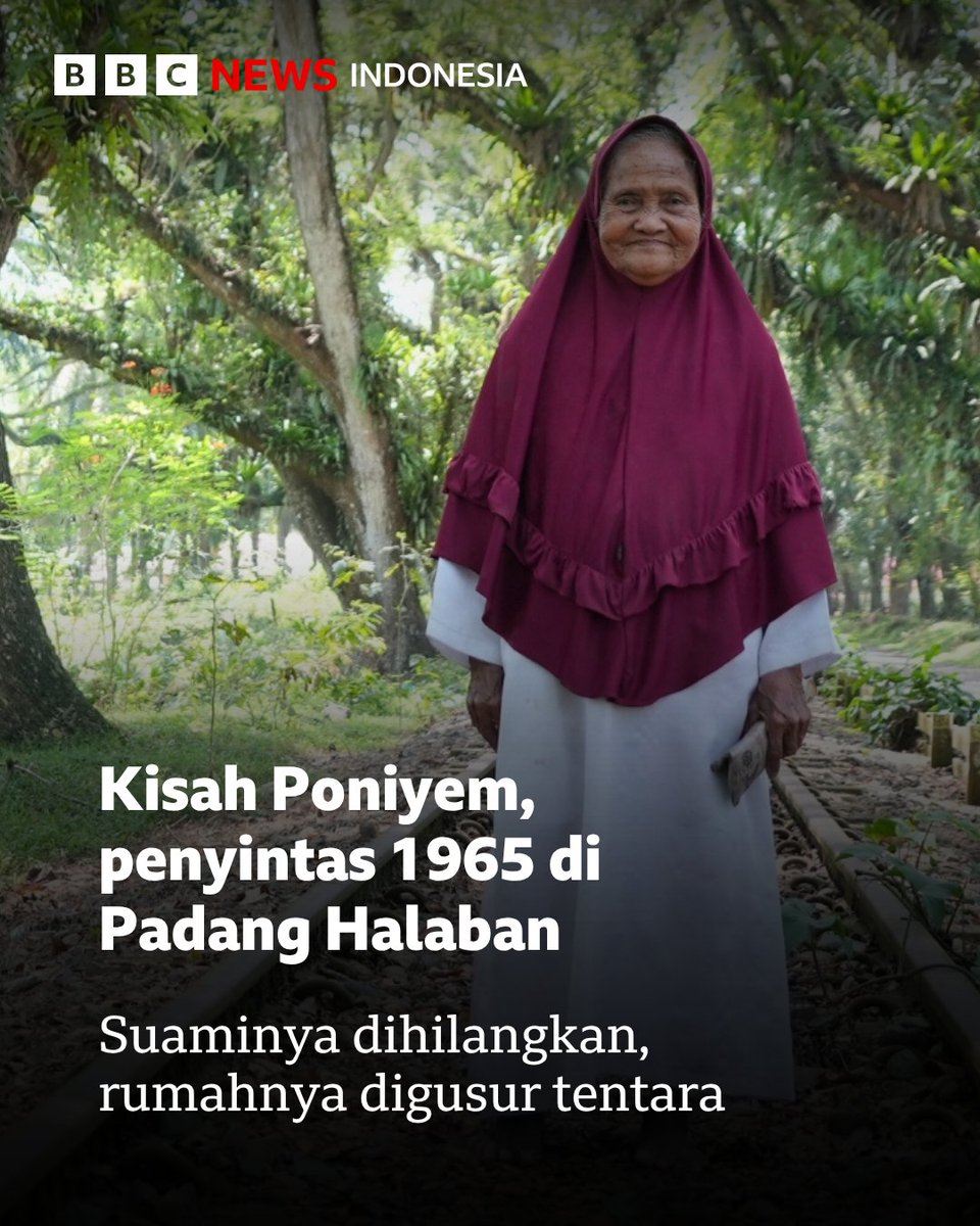 Masyarakat di Padang Halaban, Sumatra Utara terusir dari rumahnya setelah Peristiwa 1965.

Poniyem adalah salah satu penyintas peristiwa itu.

Apa yang terjadi?

Utas.

bbc.com/indonesia/arti…