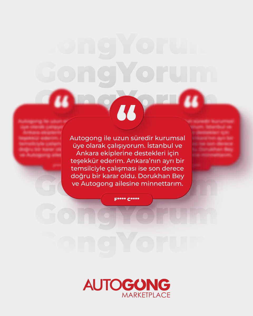 AUTOGONG's tweet photo. Ferhan Bey’in yorumu sizlerle!

Dijital ihale platformumuz ile tanışmak için hemen web sitemizi ziyaret edebilirsiniz.
🌐 https://t.co/aRz72gxzZg

.
.
.
#autogong #otoihale #hasarlıoto #ikincielaraba #otopazarı https://t.co/QwIhkx6KYi