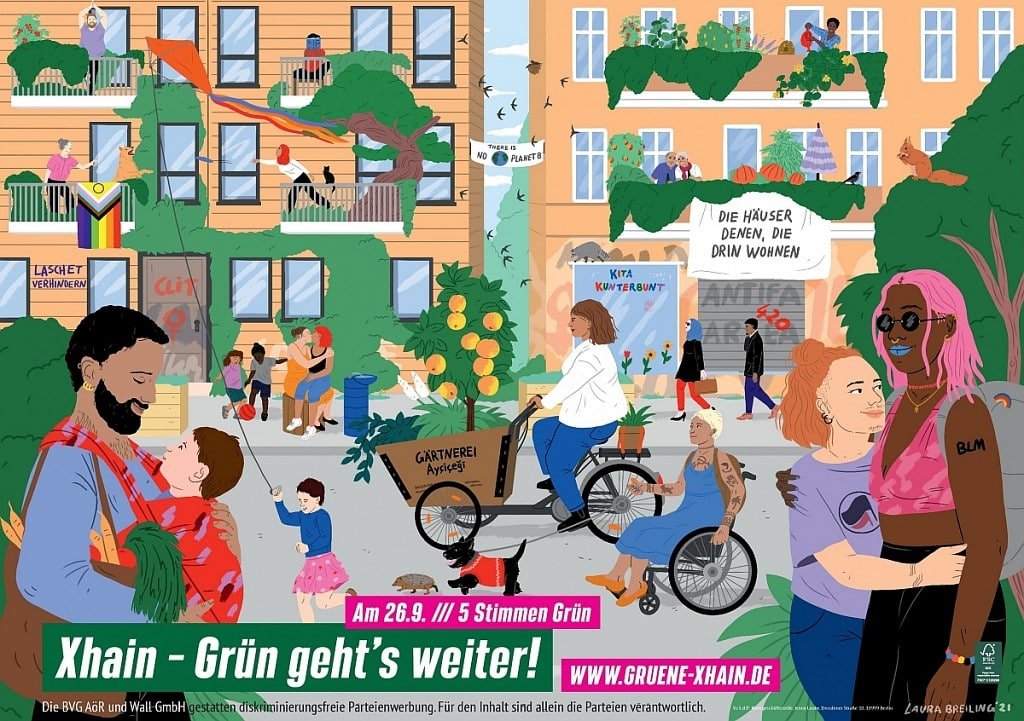 Ekte valgplakat fra De Grønne i Berlin (2021). Uironisk illustrasjon om partiets visjon om mangfold, fellesskap og grønn politikk🤨🤨

Hva skjedde med å bare la folk være seg selv, uten å presse sine verdier over på andre?