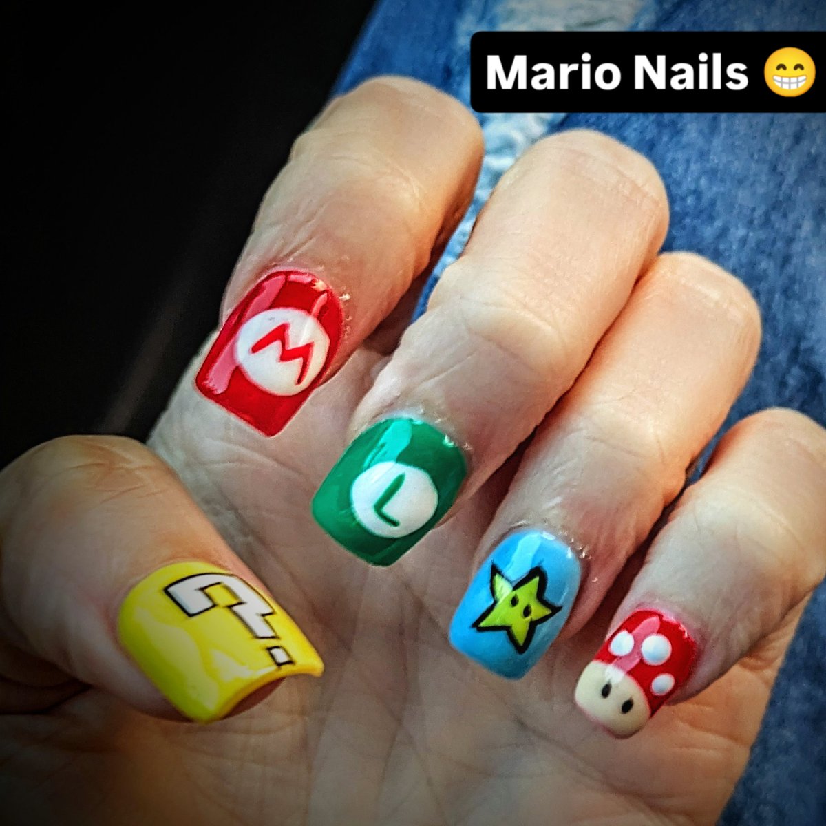 ToadFrogTendo's tweet image. Mario nails!!  #Nintendo #Mario