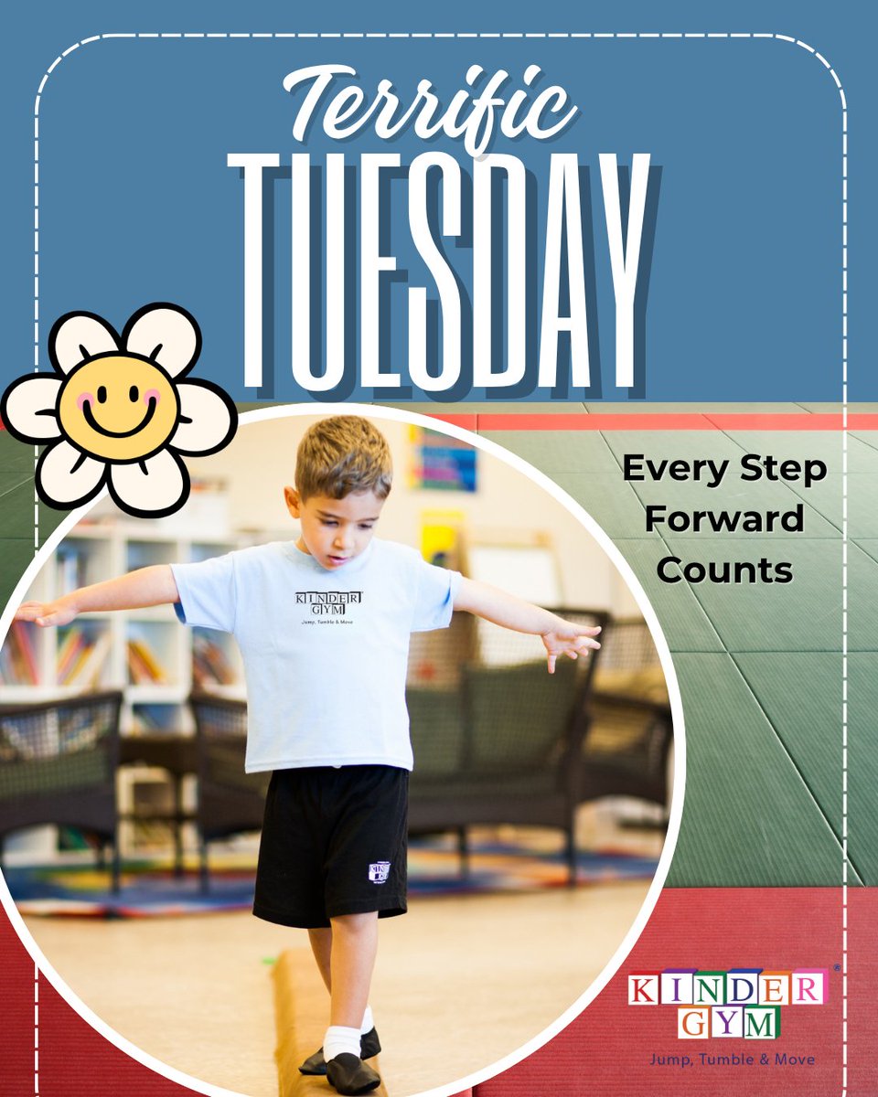 Make it a great day! 
#kindergym #kindermotion #kidsclasses #jumptumbleandmove #fowardmotion