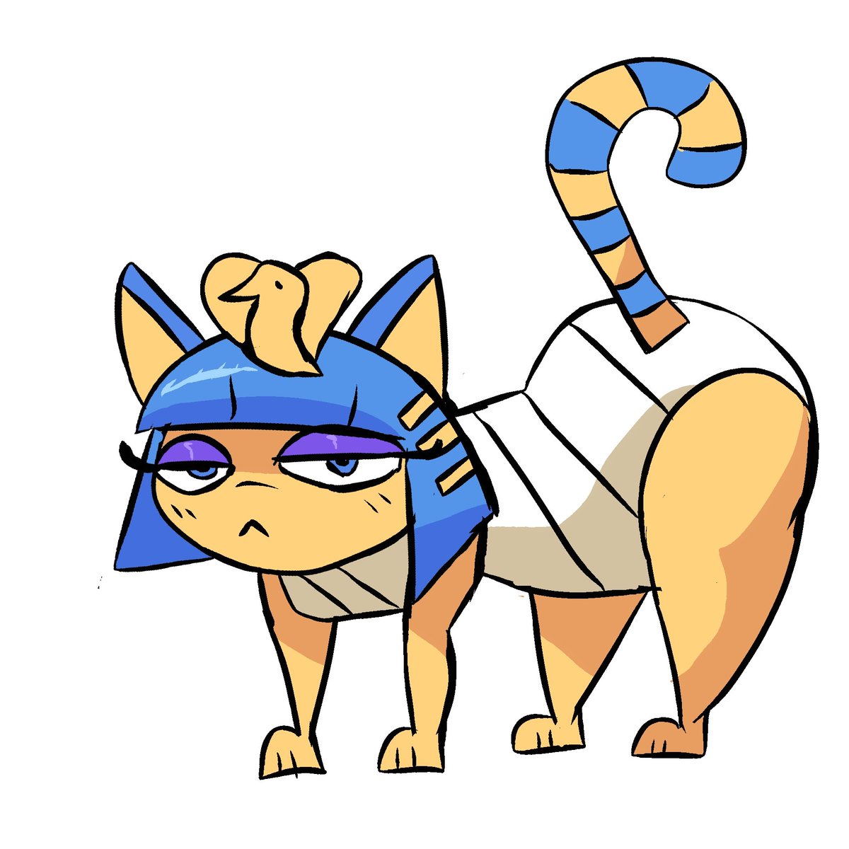 Ankha Chonky cat