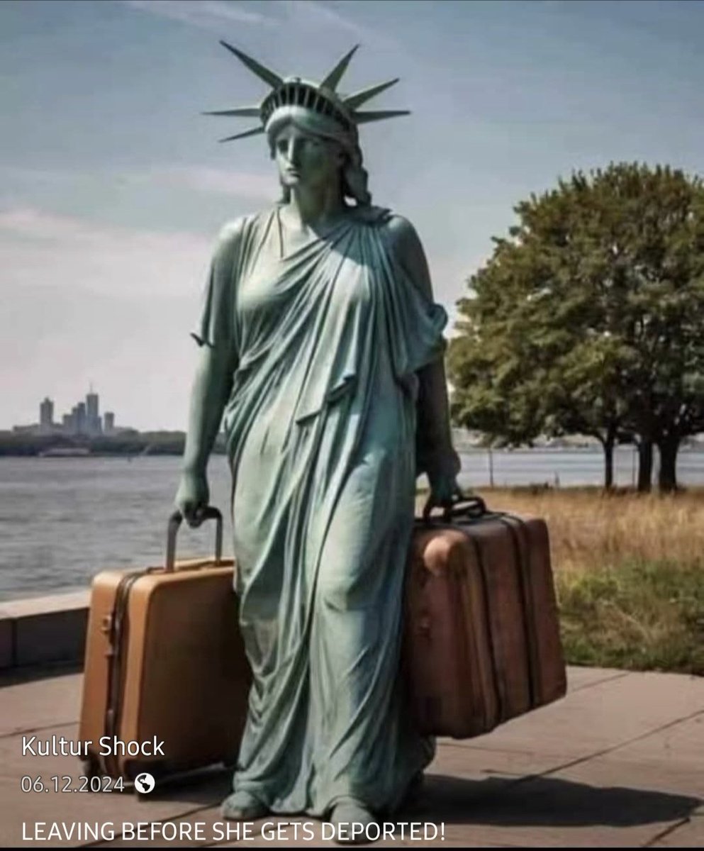 <a href="/LePapillonBlu2/">ᗰᗩƳᖇᗩ</a> Lady Liberty on her way back to Europe...🥲