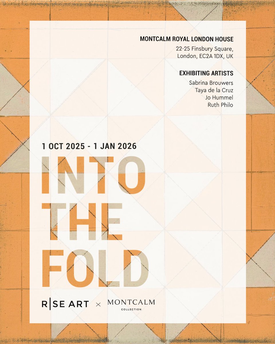 We are pleased to present our latest exhibition with <a href="/montcalm_hotels/">Montcalm Collection</a>. On view at Montcalm Royal London House now until January 2026. riseart.com/exhibition/int… #RiseArt #Montcalm #ArtExhibition