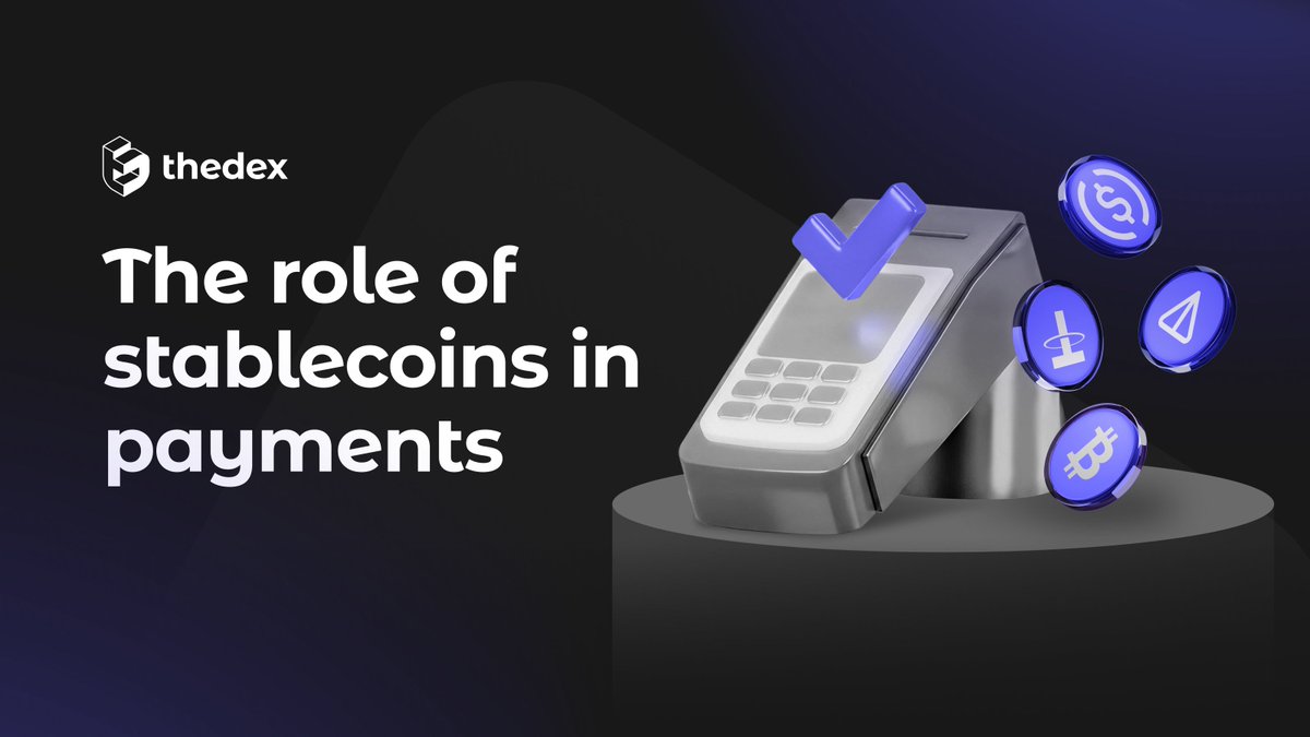 thedexcloud's tweet image. Stablecoins are no longer just a niche in crypto. They’re becoming a real game-changer for global payments 🌏

💡So why businesses are paying attention?

The first point is price stability – unlike volatile cryptocurrencies, stablecoins are pegged to fiat, making them reliable…