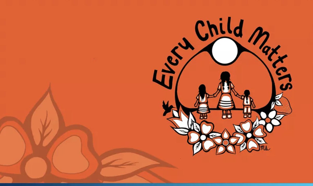 UTM's tweet photo. Sept. 30 | National Day of Truth &amp; Reconciliation

Honour the experiences of residential school survivors by joining a university-wide event to recognize #OrangeShirtDay &amp; #NTRD. 🧡

All #UTM community members are encouraged to watch the livestream. 
⏰  10 - 11:30 a.m.
📍 DV2220 https://t.co/p3YZMm4UPi