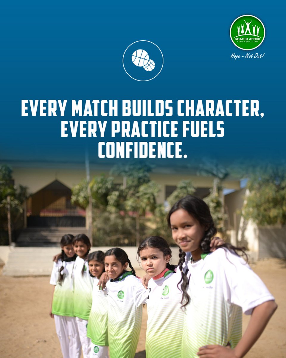 SAFoundationN's tweet photo. 5,000 aspiring athletes supported — and counting!
#SAFSports is empowering youth across Pakistan by nurturing their passion and potential. With sports also integrated into SAF Schools as a vital medium of capacity building, we’re shaping confident, disciplined, and resilient leaders — both on the field and in life.
#HopeNotOut