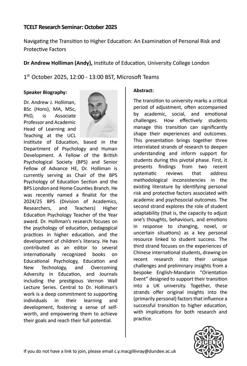 Excellence in International Transitions Research tweet media