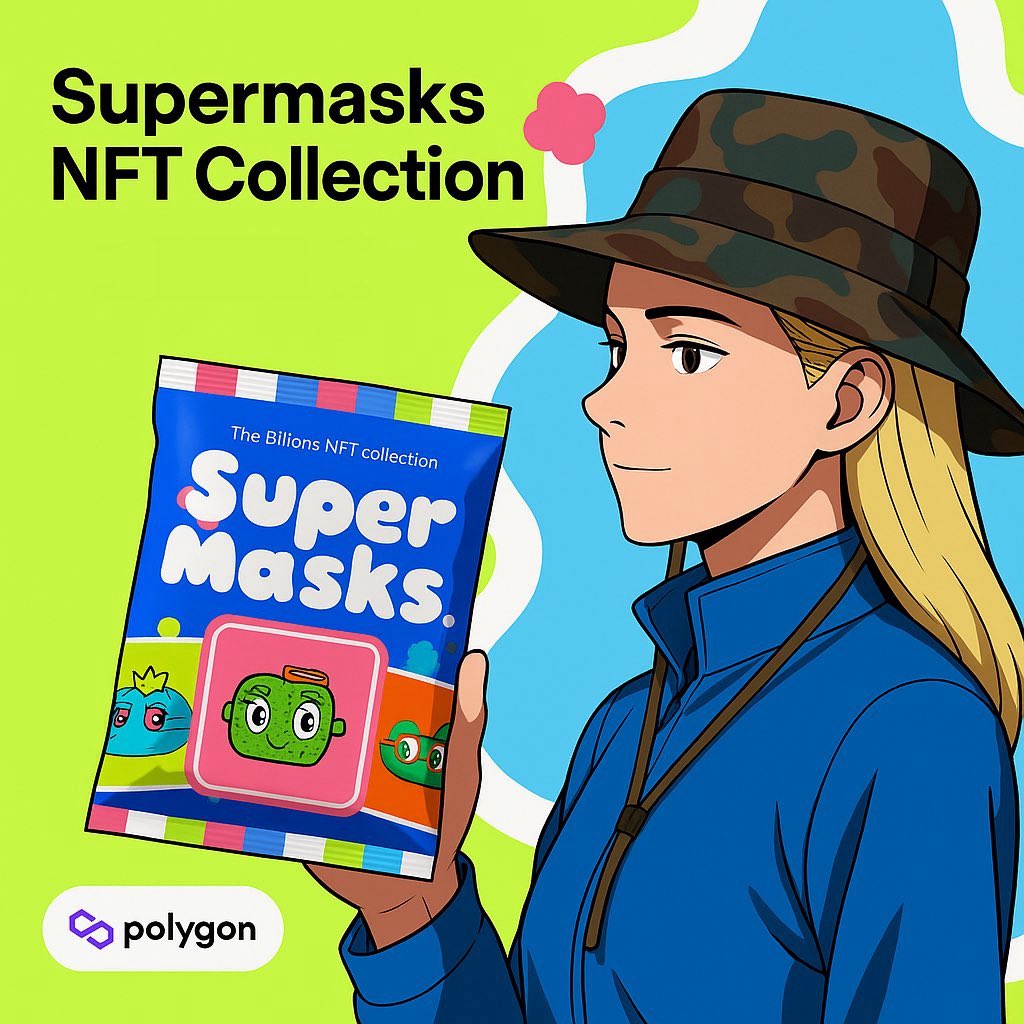 Hello fam Supermasks NFT WL Giveaway for <a href="/billions_ntwk/">Billions</a> 🎁

- 1 Free Mint (GTD)
- 2 Discounts (GTD)

To participate:
✅ Follow <a href="/Kriptolooo/">Kriptoloji 🫶</a> &amp; <a href="/billions_ntwk/">Billions</a>
✅ Like, RT &amp; Comment
✅ Tag a friend

⏰ End 48 hrs