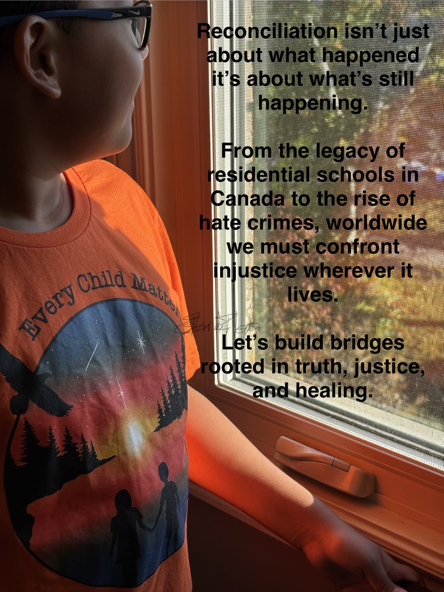 emilyplei's tweet photo. 🧡 National Day for Truth and Reconciliation 🧡 
Let’s build bridges rooted in truth, justice, and healing. 

#EveryChildMatters #ProjectJustice #TruthAndReconciliation #StopRacism #GlobalSolidarity #AgileForEquity https://t.co/oMg3qsDH4S