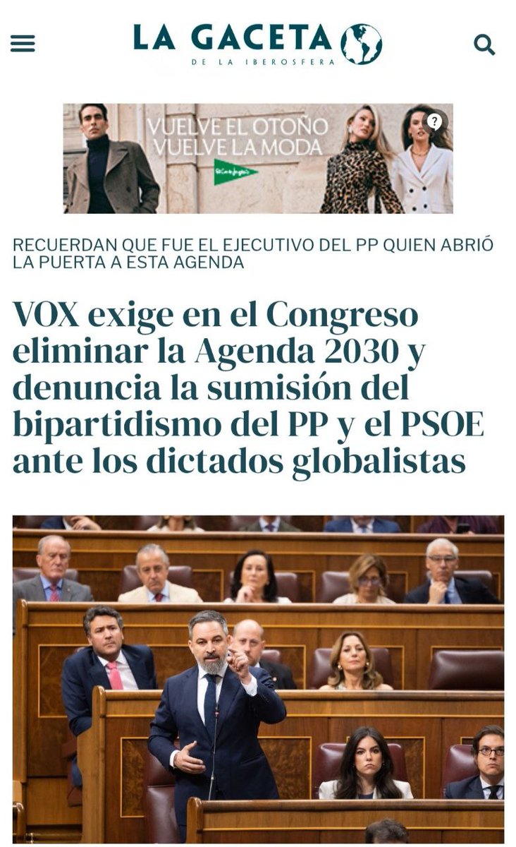 🇪🇸 | España: ¿Será verdad o puro teatro? | VOX exige en el Congreso eliminar la Agenda 2030 y denuncia la sumisión del bipartidismo gobernante ante los dictados globalistas.

#España #VOX #Agenda2030 #Bipartidismo #Globalismo