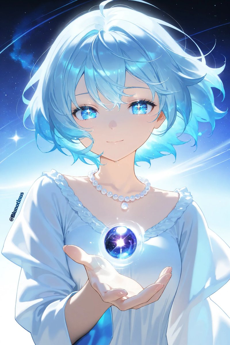 Blunotinus's tweet photo. #SerinaSaturdayChallengeUnveil
#TheCelestial

Thanks @Nicole_SanO3O  for tagging me!

"Water can give a reflection of the galaxy beyond the sky....it mean that the galaxy is closer than we think~🌌🌠"

-Avaria-

Now I invited @RexrtyArt ,and @KettleworksAI.

#AIgirl #oc #AIart #AIイラスト #AIArtwork #AIArtCommuity