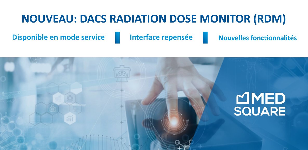 Medsquare_SAS's tweet image. J-3 avant les #JFR2025 ! Et si la gestion de la dose patient devenait encore plus simple et intuitive ?
Découvrez la nouvelle version de notre DACS #RadiationDoseMonitor **RDM 1.5**.
En savoir plus: medsquare.com/fr/radiation-d…
@SFRadiologie #Imagerie #Radiologie #dosemanagement