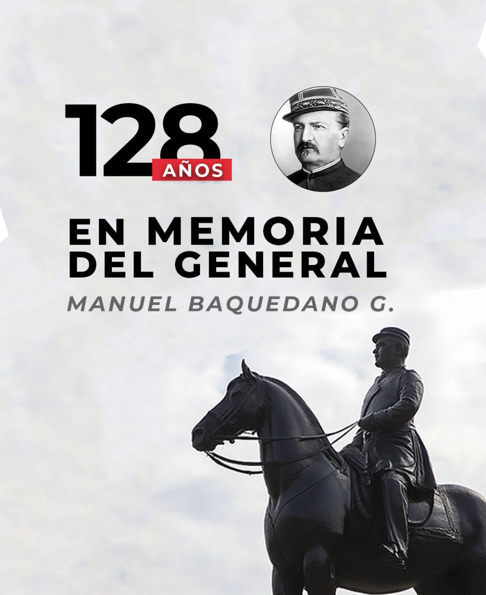 #Hoy, hace 128 años, falleció el General Manuel Baquedano González; soldado que se destacó por su liderazgo y espíritu de lucha que lo conlleva a ser reconocido como uno de los héroes patrios que forjaron la historia de Chile.
👉Revisa el sgtes link: ejercito.cl/biografias/reg…