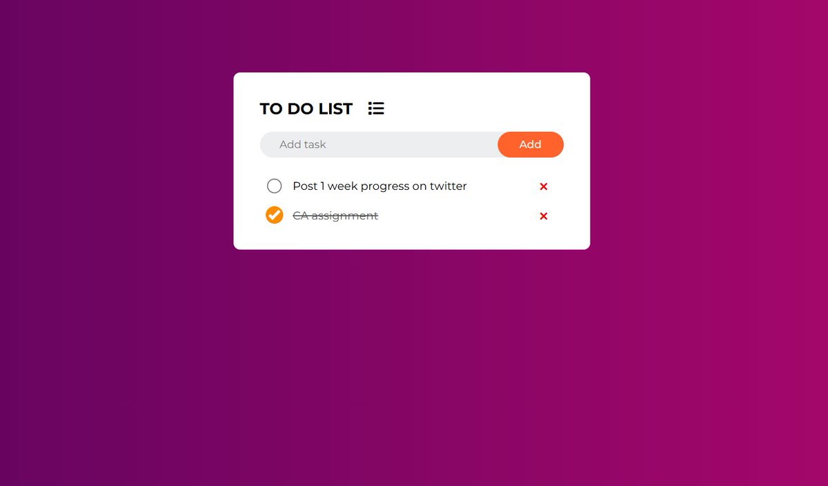 KolateRitesh's tweet image. 📌 Weekly Progress Update 🚀
✅ Learnt:
→ Loops 🔁
→ Objects 📦
→ Functions in JS ⚡
🛠️ Built my first To-Do App 📝
 #JavaScript #WebDev