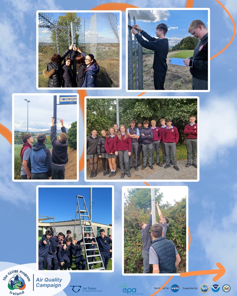 GLOBEIreland's tweet image. Can you spot your school? Tubes are up all over the country, where they&apos;ll stay until October 23rd collecting data on local NO2 levels. 

#globeprogram #globeairqualitycampaign #cleanairmatters
@EPAIreland @AnTaisce @GLOBEProgram