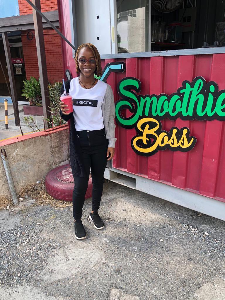 SmoothieBossJA's tweet photo. Our customers always leave with a smile on their faces! 

Having a rough day? Let Smoothie Boss cheer you up! https://t.co/6w9mAr8i8w