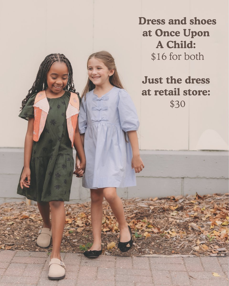 OUACFortWayne's tweet image. You could pay a lot or you could get a lot. Once Upon A Child Fort Wayne is your go-to place for finding *a lot* of kids' clothes, shoes, toys, books, etc for *not a lot* of money. Shop Once Upon A Child Fort Wayne for less.  #OnceuponAChild  #Shopforless  #Save