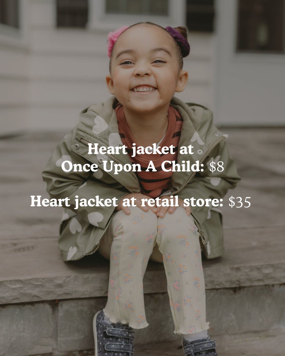 OUACFortWayne's tweet image. You could pay a lot or you could get a lot. Once Upon A Child Fort Wayne is your go-to place for finding *a lot* of kids' clothes, shoes, toys, books, etc for *not a lot* of money. Shop Once Upon A Child Fort Wayne for less.  #OnceuponAChild  #Shopforless  #Save