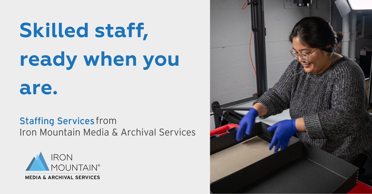 Need hands-on help to move your archive project forward? Our archival staffing solutions give you access to professionals with specialized training in metadata, preservation, digitization, and inventory management.
spr.ly/6012NaAir