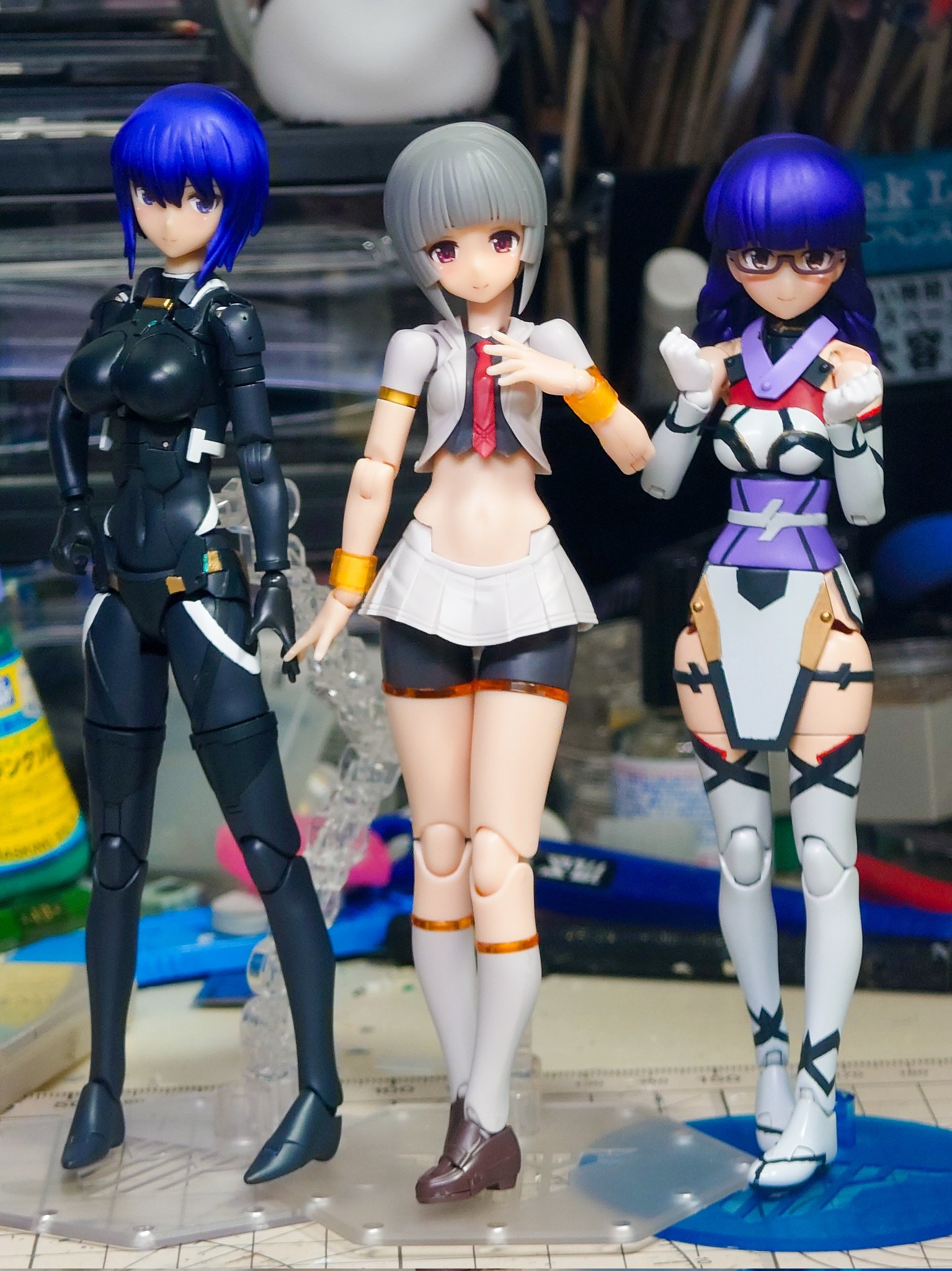 猫月堂 1/12 君影唯 DXセット ガレージキット アリス・ギア・アイギス 送料込【正規品】猫月堂 1/12 君影唯 DXセット ガレージキット