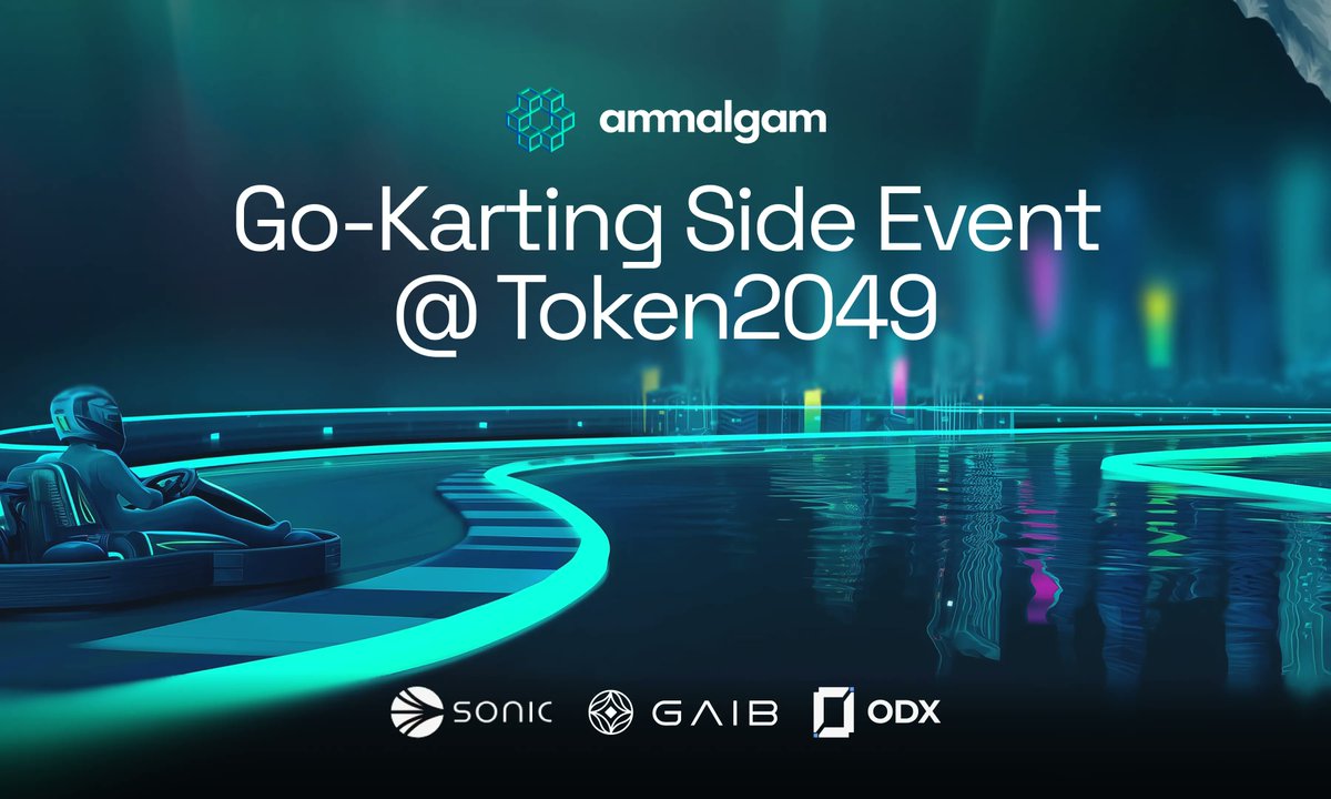The lineup for our go-karting side-event is confirmed! 🚦

Here's the event schedule:
🔹 15:00: Event starts.
🔹 15:15: Welcome remarks from <a href="/duelinggalois/">duelingGalois (δ, γ)</a> (Founder <a href="/ammalgam/">Ammalgam (δ, γ)</a>).
🔹 15:30: AI and RWA with <a href="/konyk001/">Kony 🟠 GAIB | RWAiFi | Hiring</a> (Co-Founder &amp; CEO <a href="/gaib_ai/">GAIB 🟠 | RWAiFi</a>).
🔹 16:00: Hedging with Derive Options