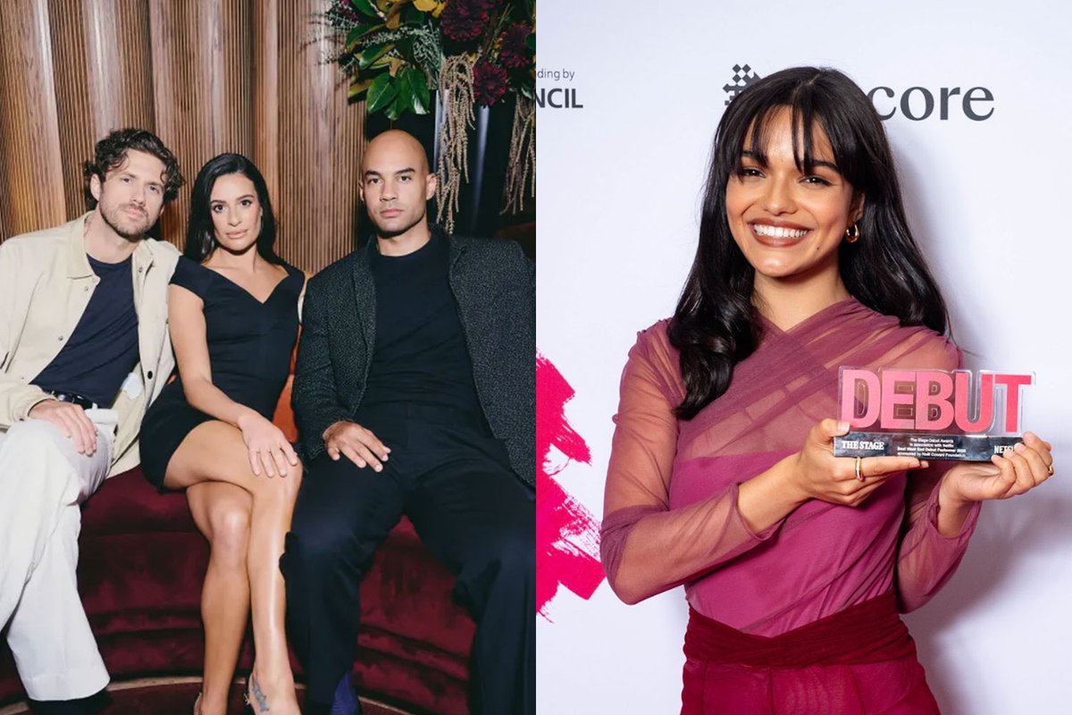 Rachel Zegler, Lea Michele, Aaron Tveit and Nicholas Christopher join us for a red carpet special episode of the WhatsOnStage Podcast whatsonstage.com/news/rachel-ze…