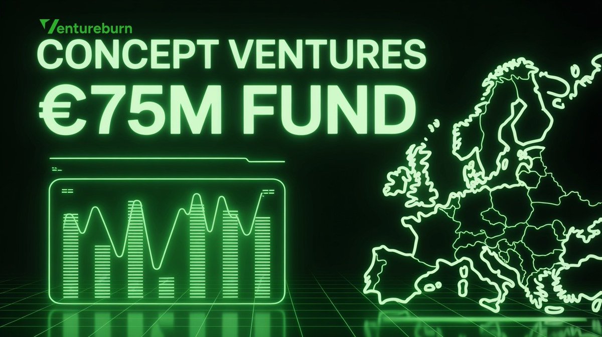 Ventureburn's tweet photo. 🚀 Concept Ventures Raises €75M for Europe’s Largest Pre-Seed Fund! 💰
Backing the next generation of startups with €75M! 💎
👀 Details in comments ⬇️
#ConceptVentures #PreSeedFund #Europe #StartupFunding https://t.co/eU9I5iXl1H