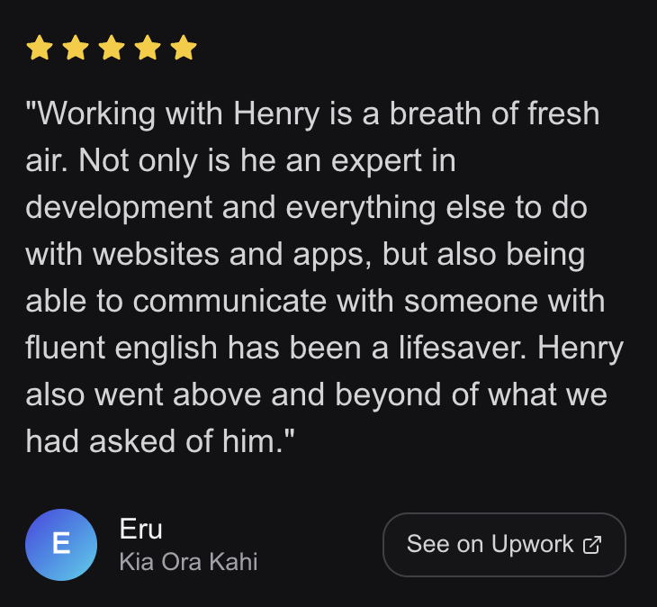 HBuisser's tweet photo. Another 5 star review from another client. Learning a ton while building AI agents for real business needs. https://t.co/JWPdCYvkzx