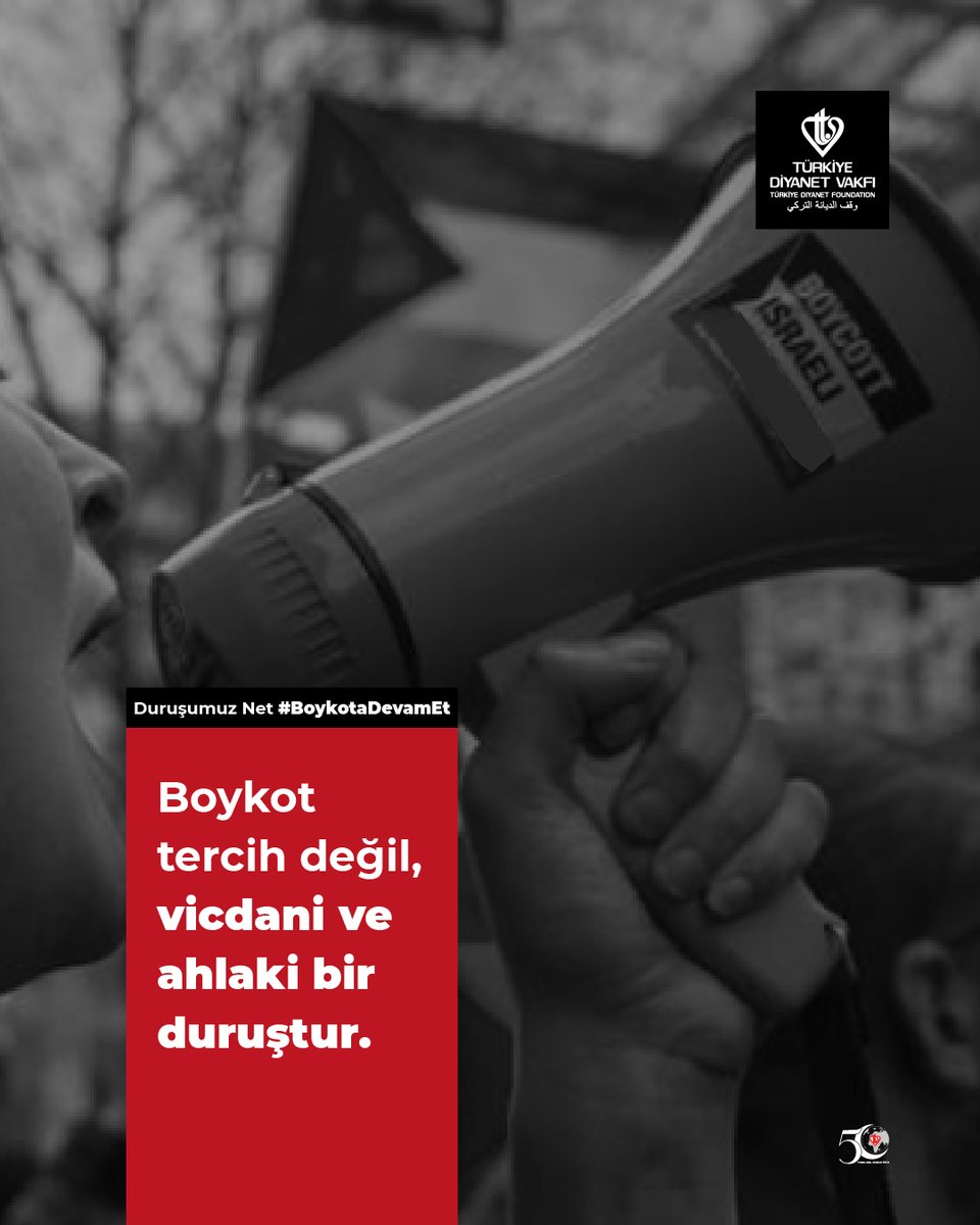 Boykot tercih değil, vicdani ve ahlaki bir duruştur.

Duruşumuz Net #BoykotaDevamEt