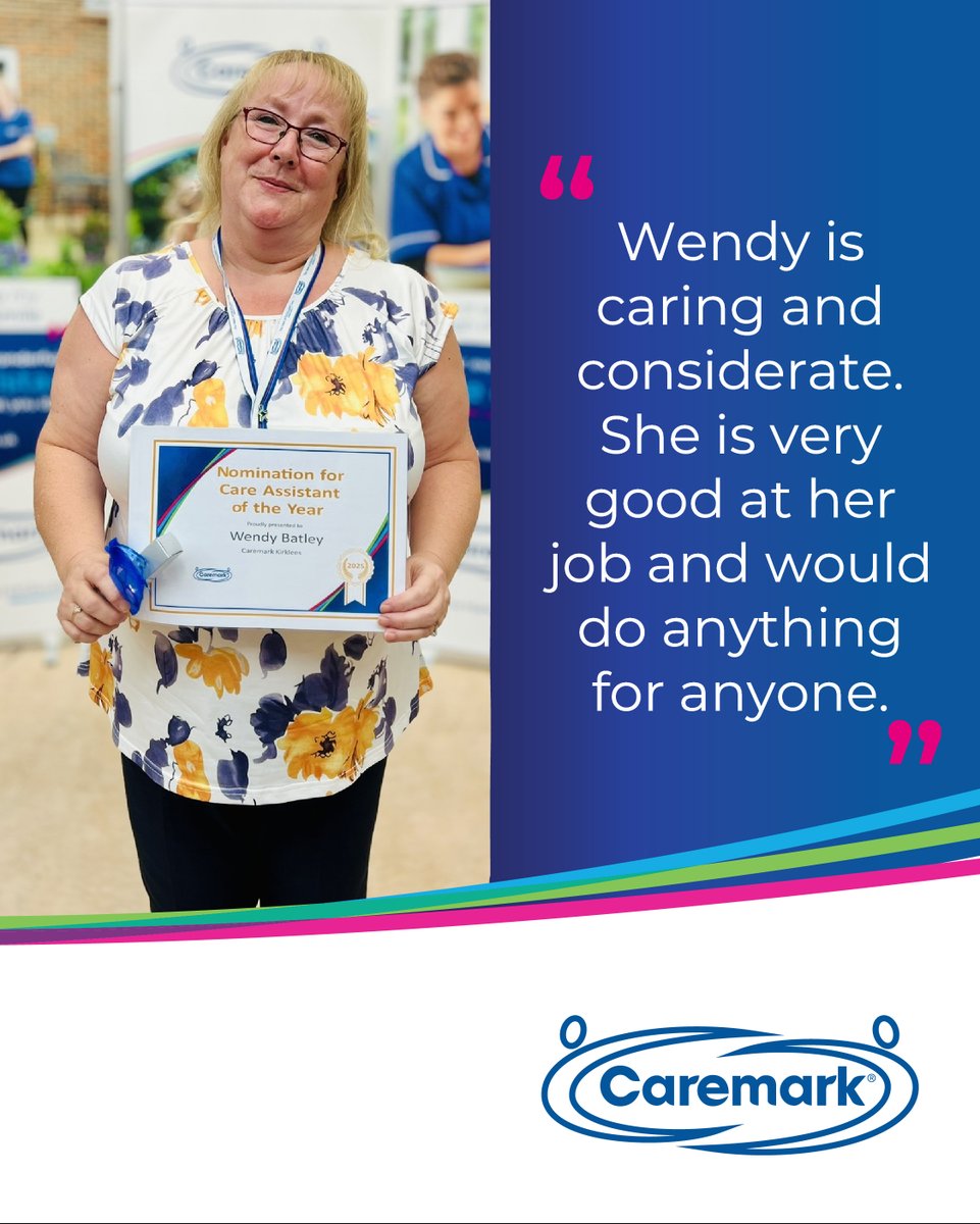 Wendy Batley #awards #winners #carers #recruitment #jobs #careers #homecare #kirklees