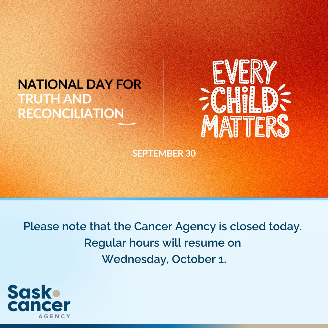 Sask Cancer Agency tweet media