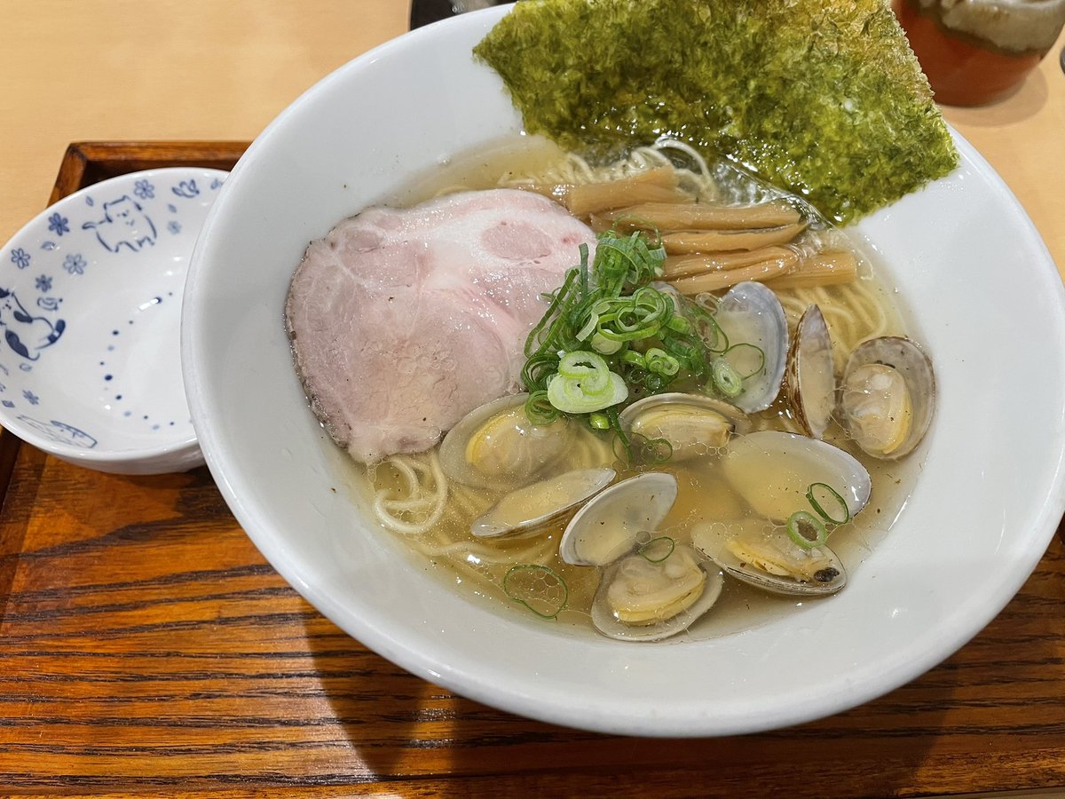 senmaitotanshio's tweet image. 久しぶりに行ってきた！
あさりラーメンうまうまでしたわ☺️
#湊