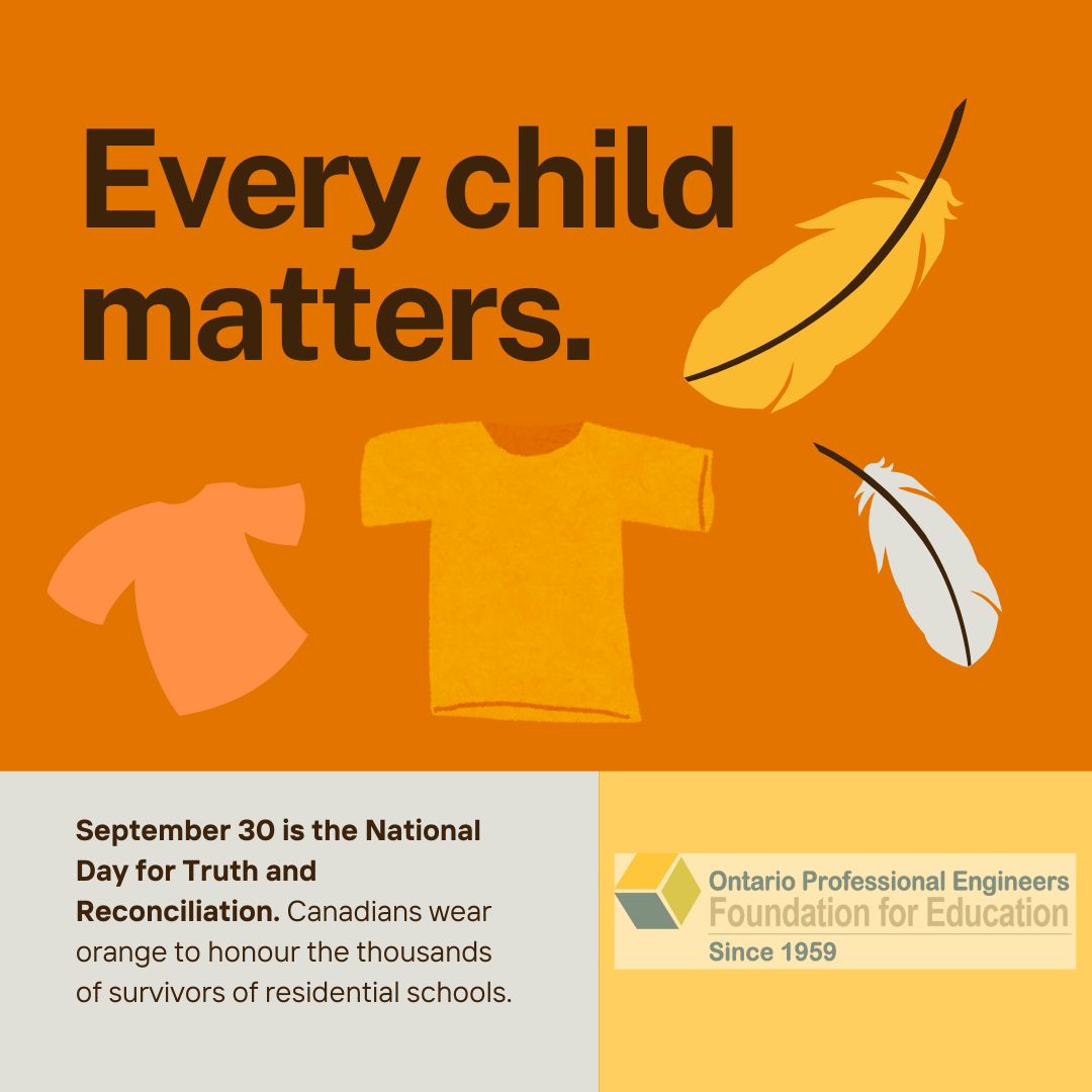 On this National Day for Truth and Reconciliation, the Foundation honours the children who never returned home, the survivors of residential schools, and their families and communities.
#EveryChildMatters #TruthAndReconciliationDay #OrangeShirtDay