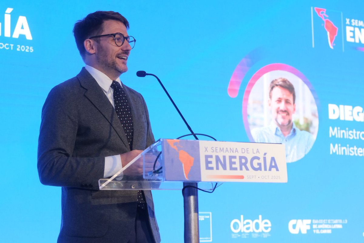 <a href="/OLADEORG/">OLADE</a> “El desafío en esta Semana de la Energía es tomar las tensiones y transformarlas en decisiones que permitan acelerar la transición hacia una región con energía más limpia, más barata, más segura y con un acceso más equitativo”. #XSemanaDeLaEnergía 🌎⚡️

Señaló el ministro Pardow.